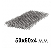Сетка сварная 50х50х4 мм, размеры 0,5х2 м.