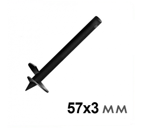 Винтовая свая 57х3, длина 1 м