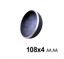 Заглушка стальная эллиптическая 108х4 (Ду100)